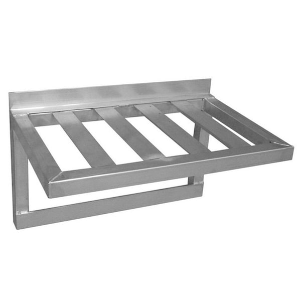 Prairie View Industries Aluminum T-Bar Wall Shelves - 15.75 x 20 x 36 in. TBWS2036 - main